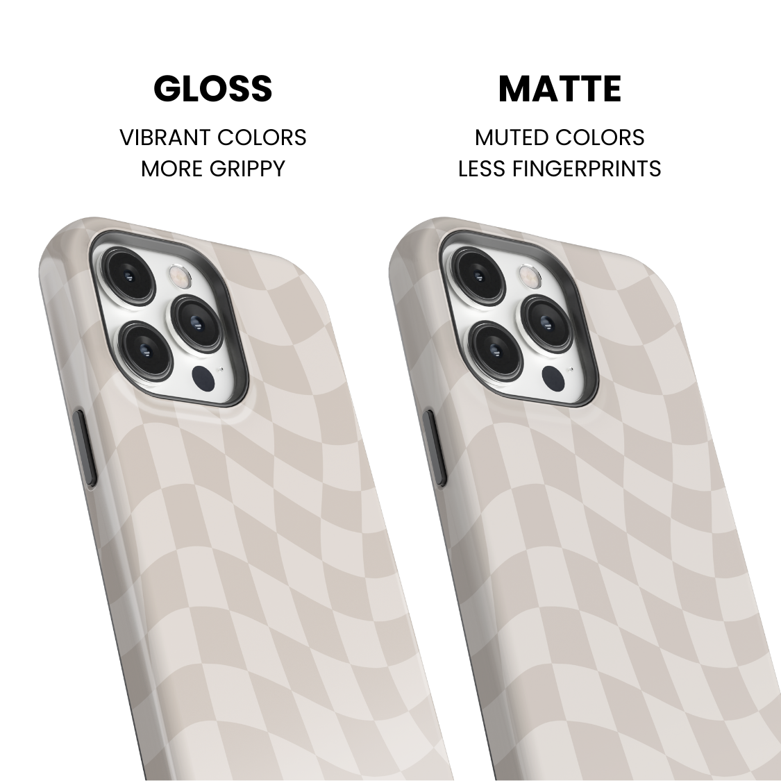 Dust Bunny Wavy Checkers Phone Case