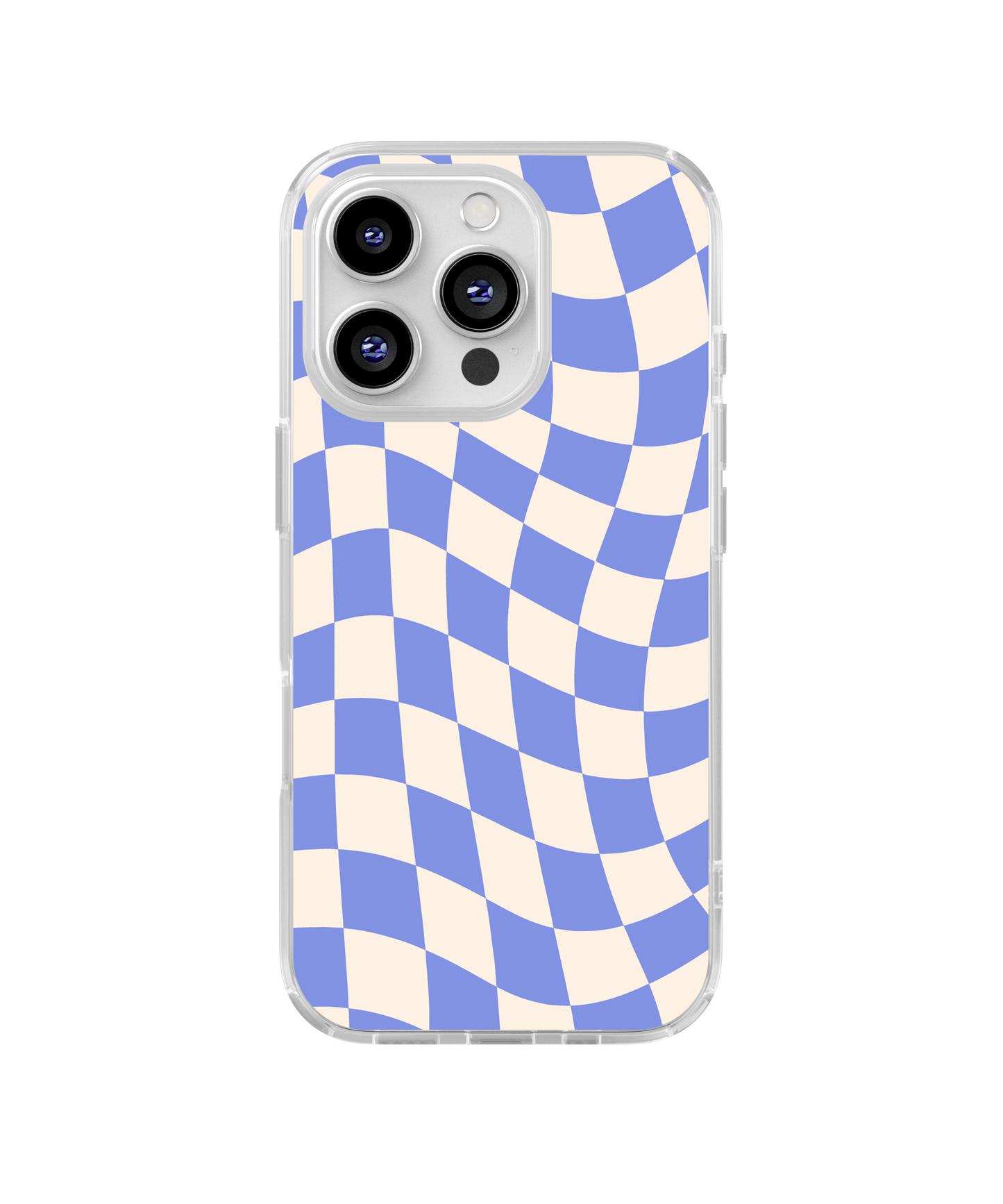 Bluebell Wavy Checkers II Clear Case Insert