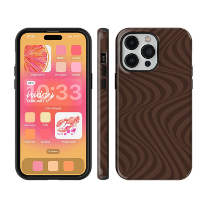 Espresso Swirls Phone Case