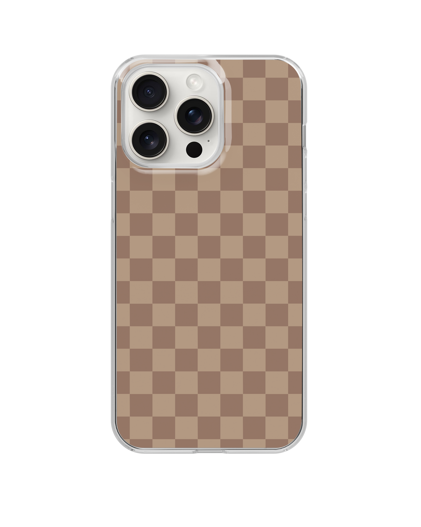 Chestnut Checkers Clear Case Insert