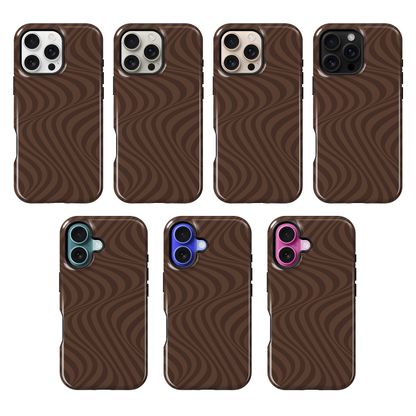 Espresso Swirls Phone Case