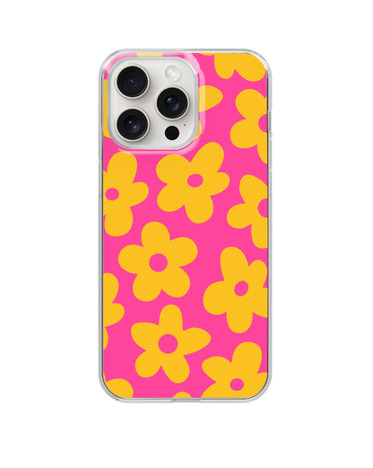 Pink Lemonade Big Blooms Clear Case Insert