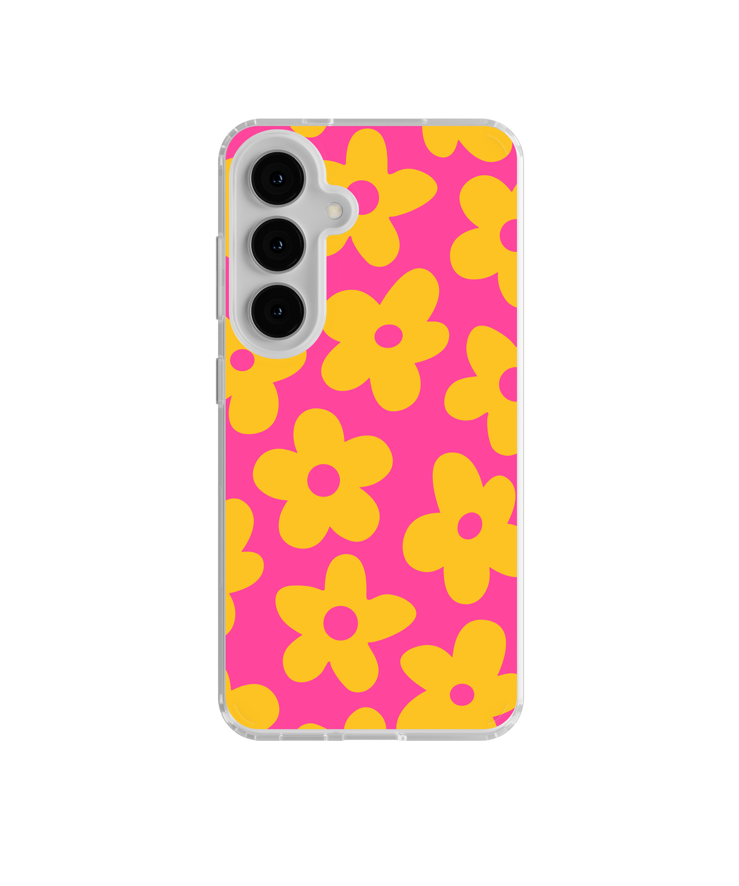 Pink Lemonade Big Blooms Clear Case Insert