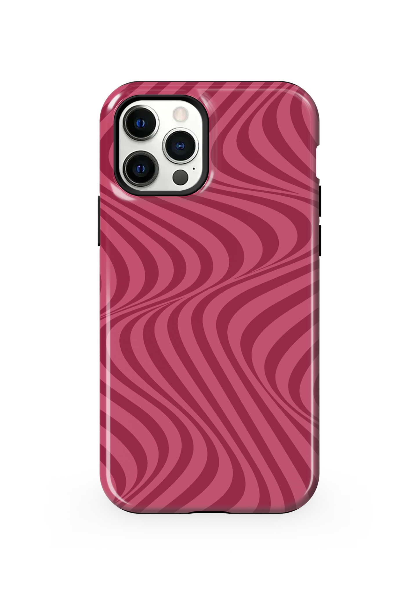 Black Cherry Swirls Phone Case