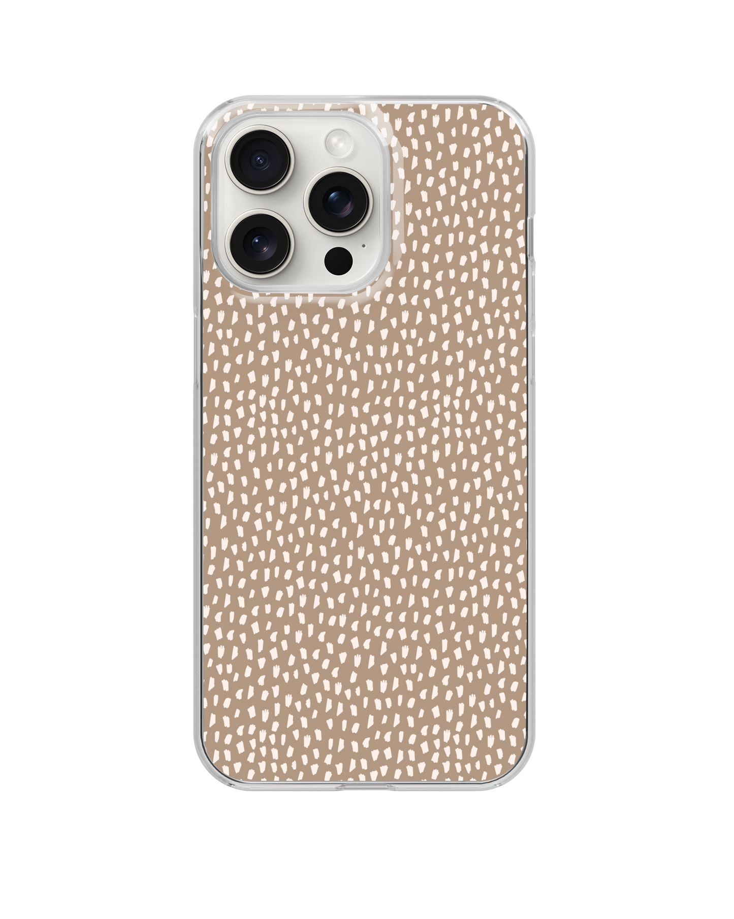Chestnut Speckles Clear Case Insert
