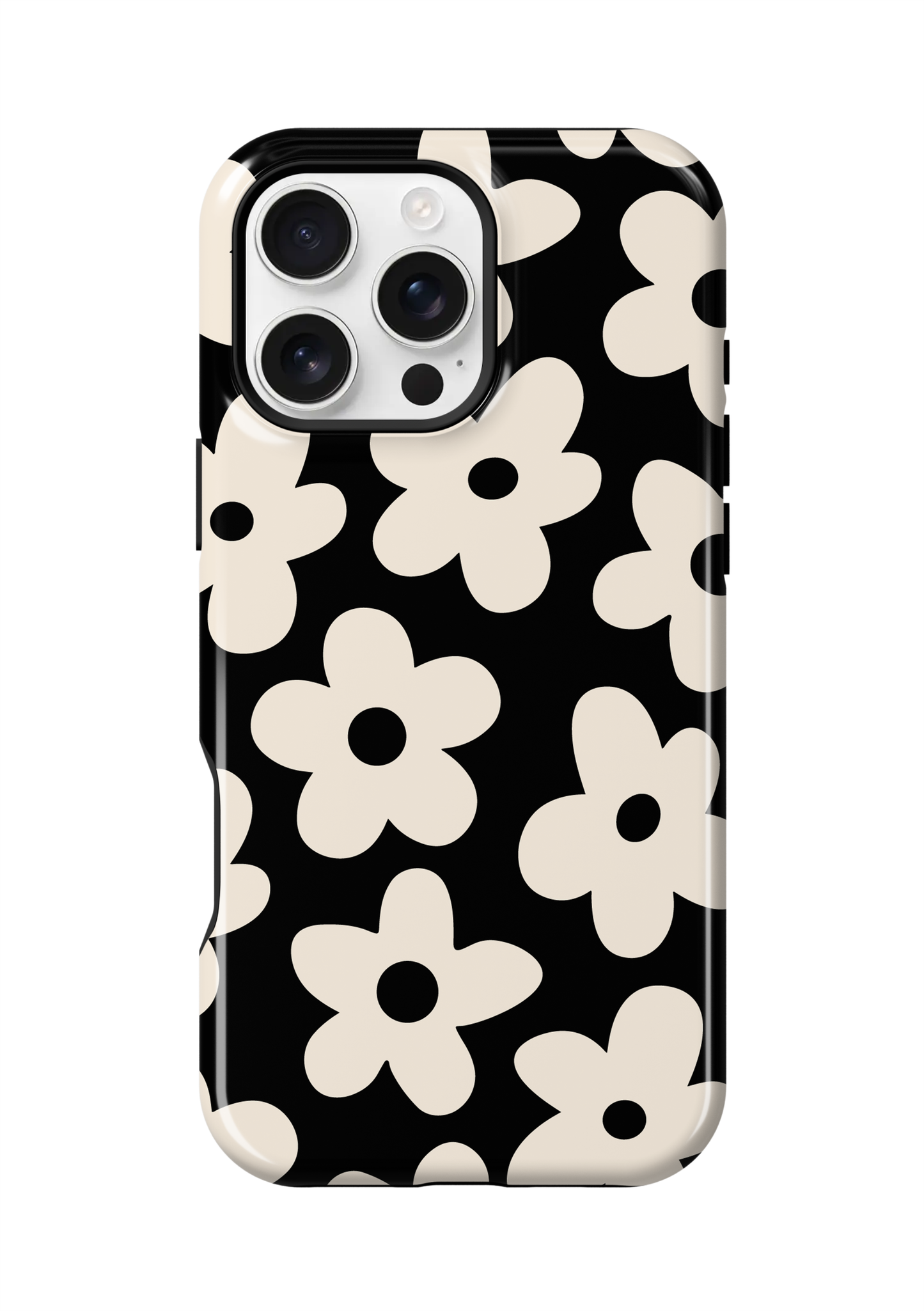 Onyx Big Blooms Phone Case