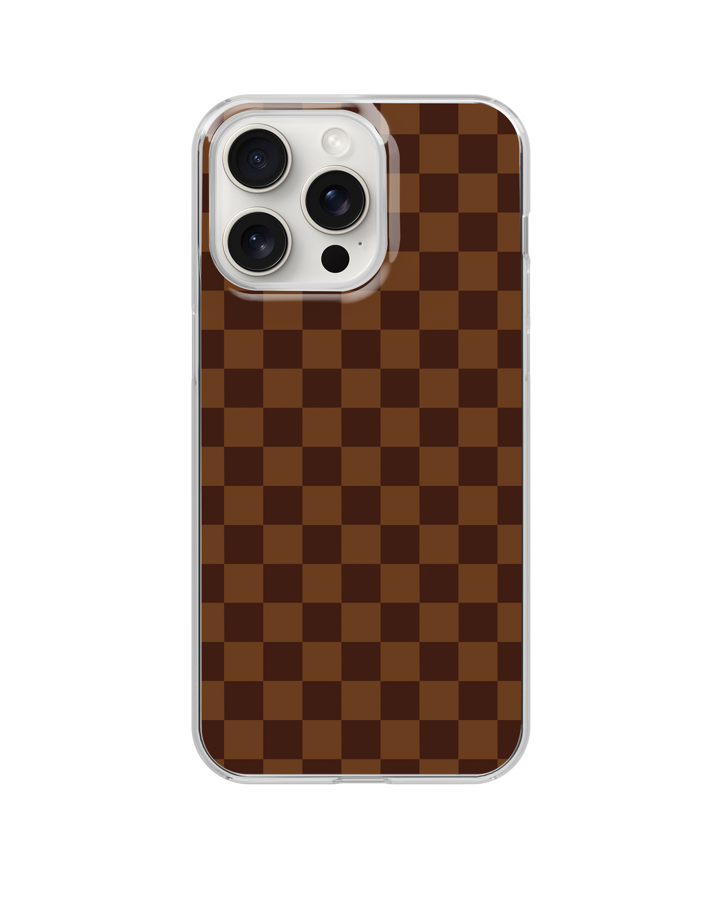 Cocoa Checkers Clear Case Insert