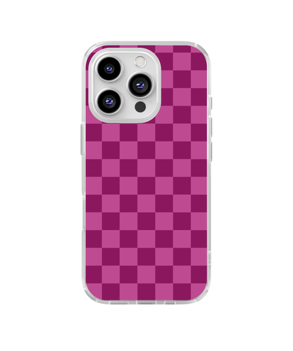 Velvet Checkers Clear Case Insert