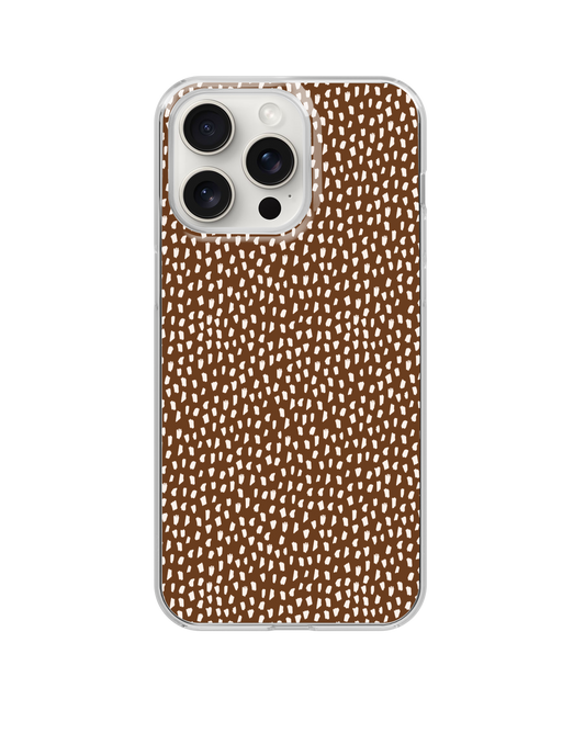 Cocoa Speckles Clear Case Insert