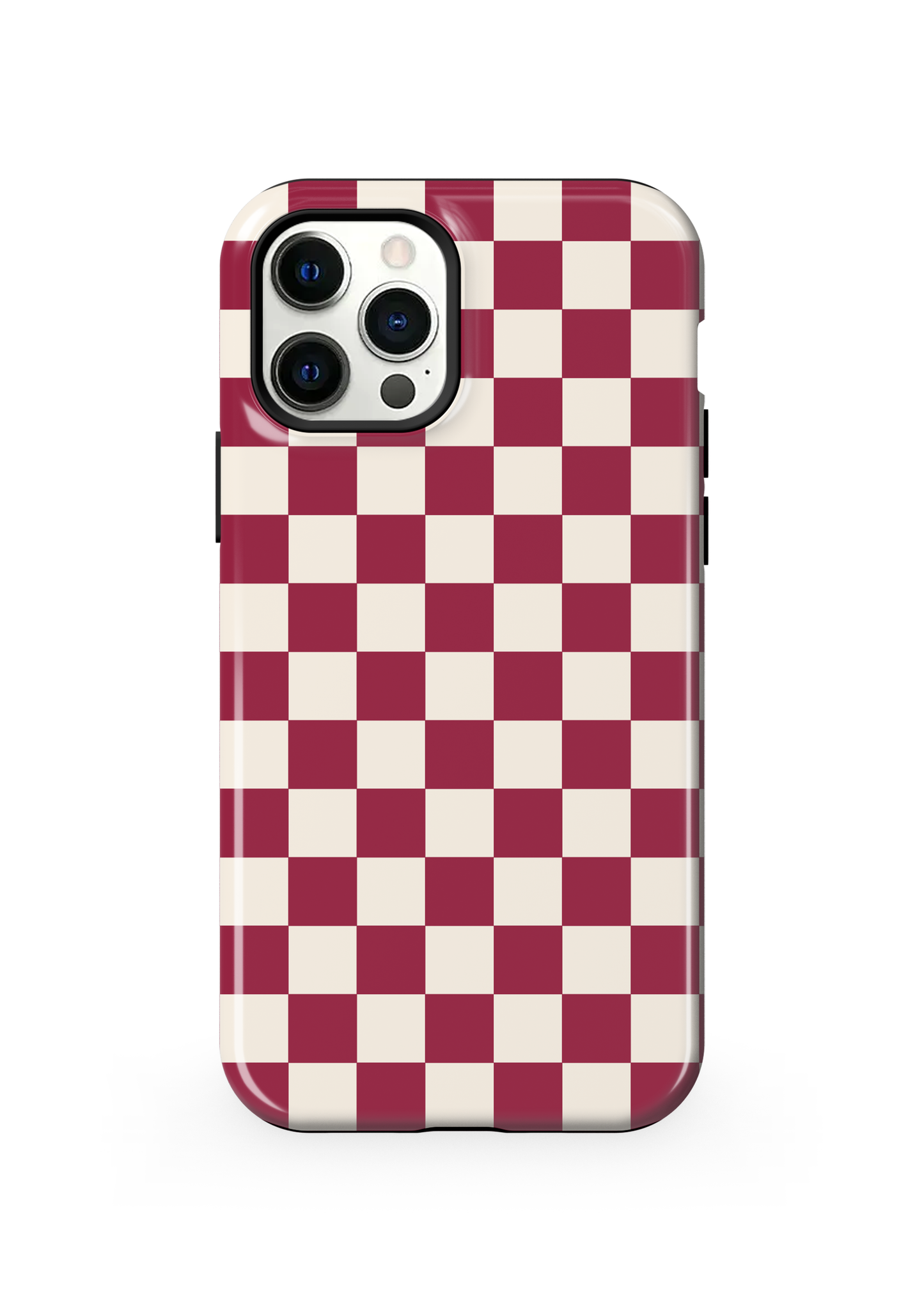 Black Cherry Checkers II Phone Case