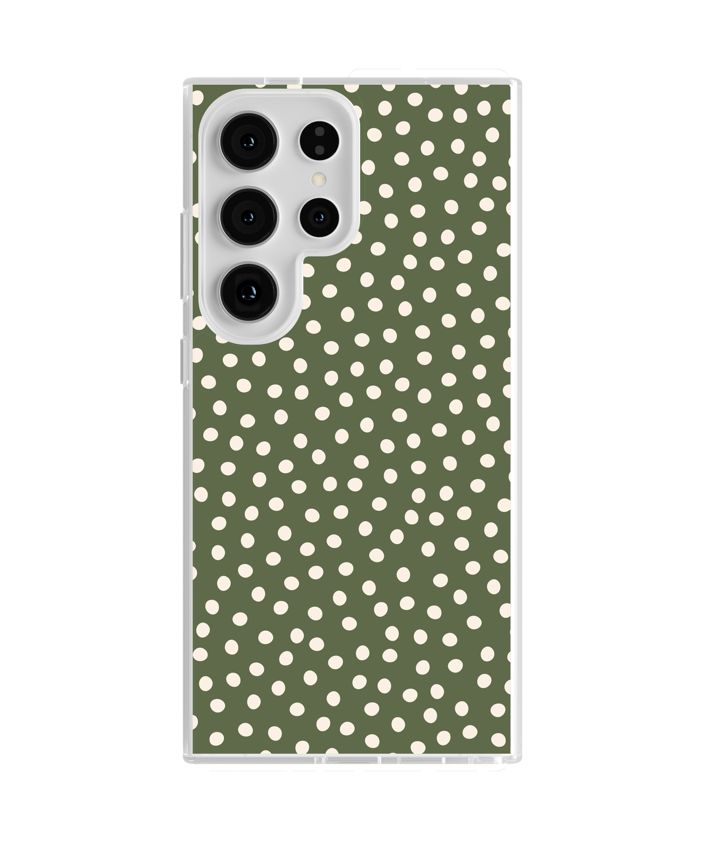 Moss Dots Clear Case Insert