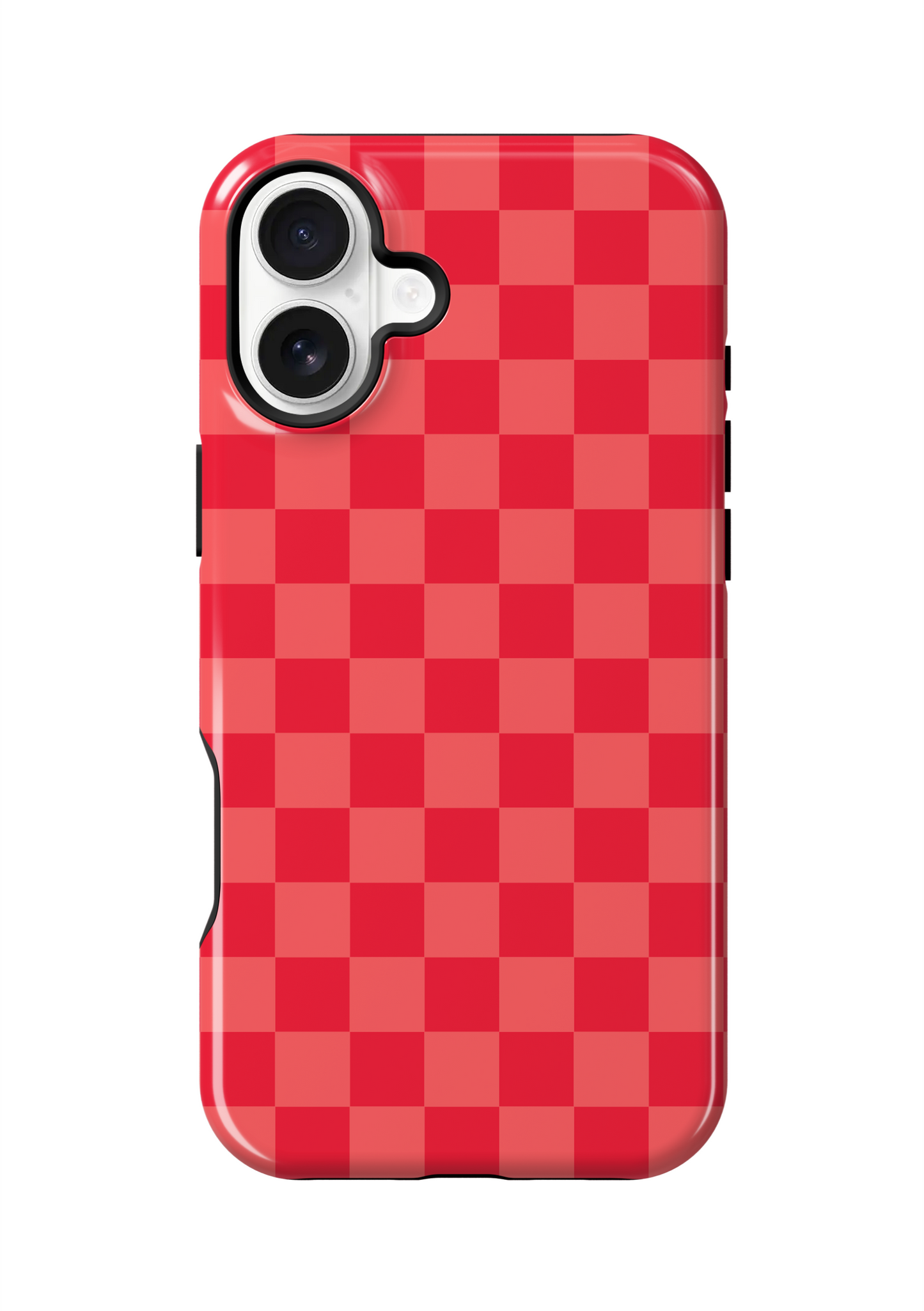 Vermillion Checkers Phone Case