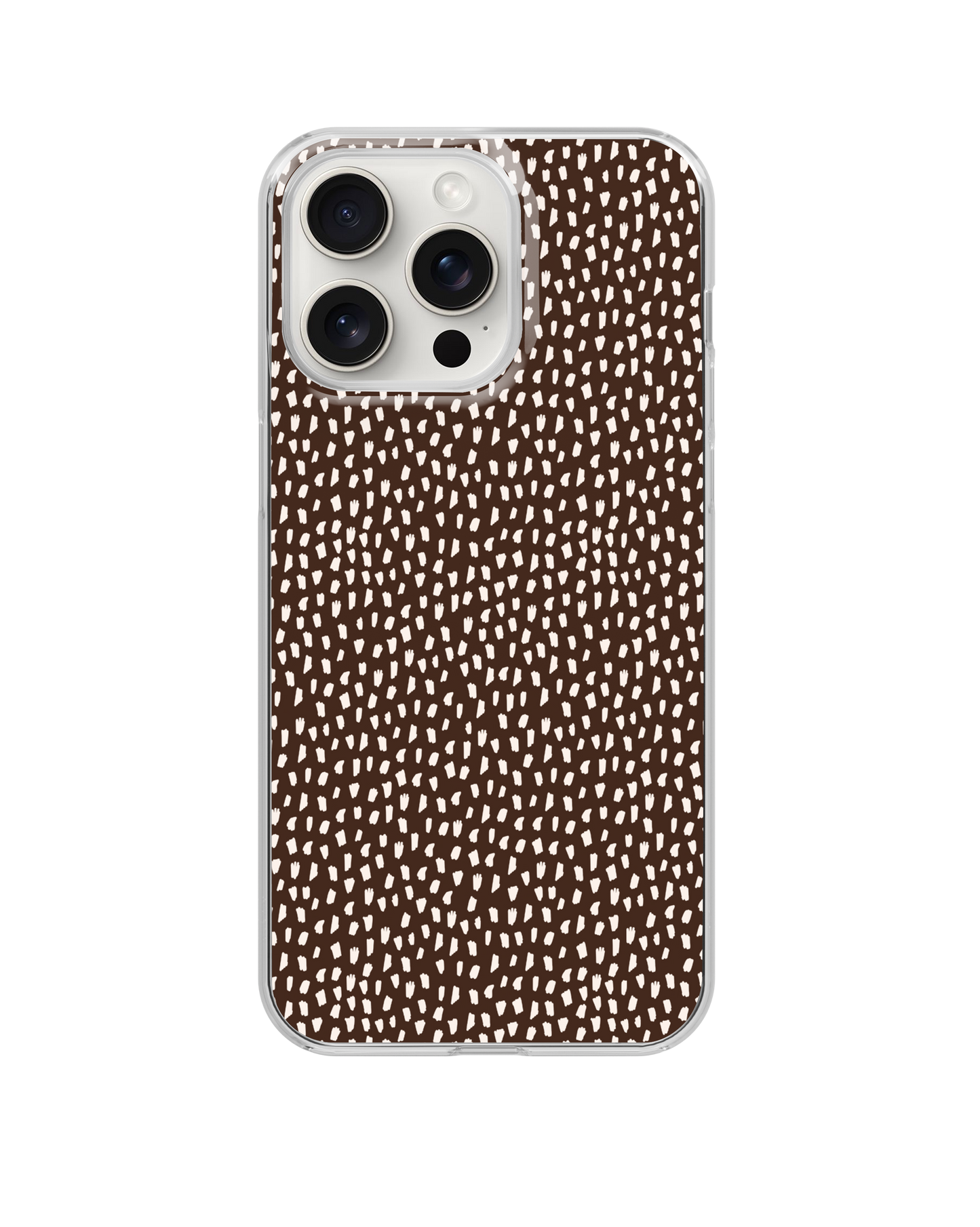 Espresso Speckles Clear Case Insert