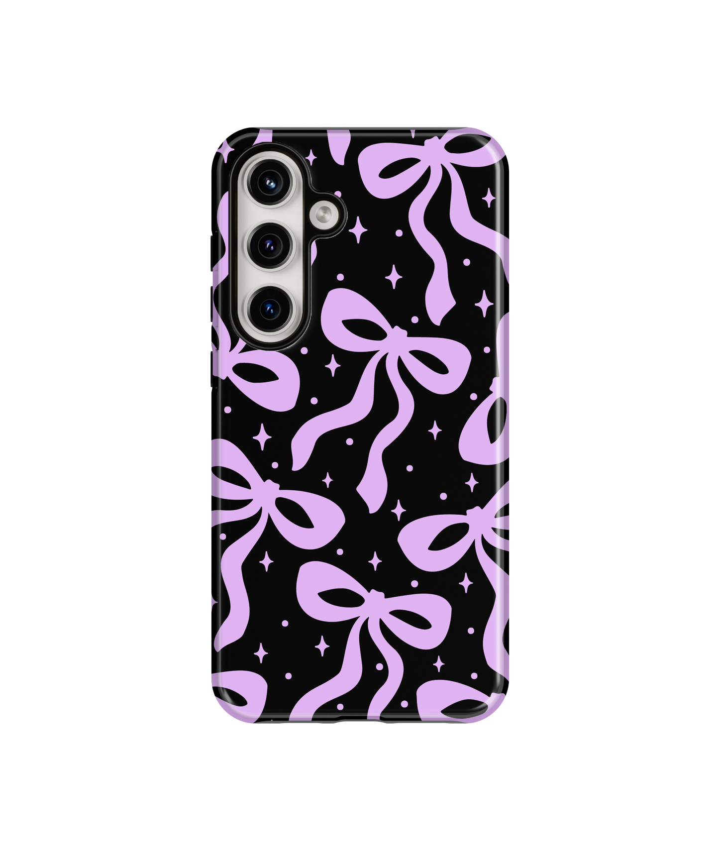 Lilac & Lace Bows II Phone Case