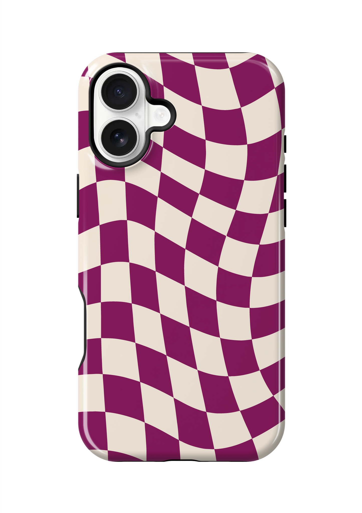 Velvet Wavy Checkers II Phone Case