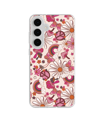 Cream Flower Child Clear Case Insert