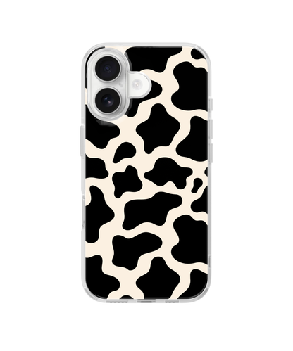 Onyx Cow Print Clear Case Insert