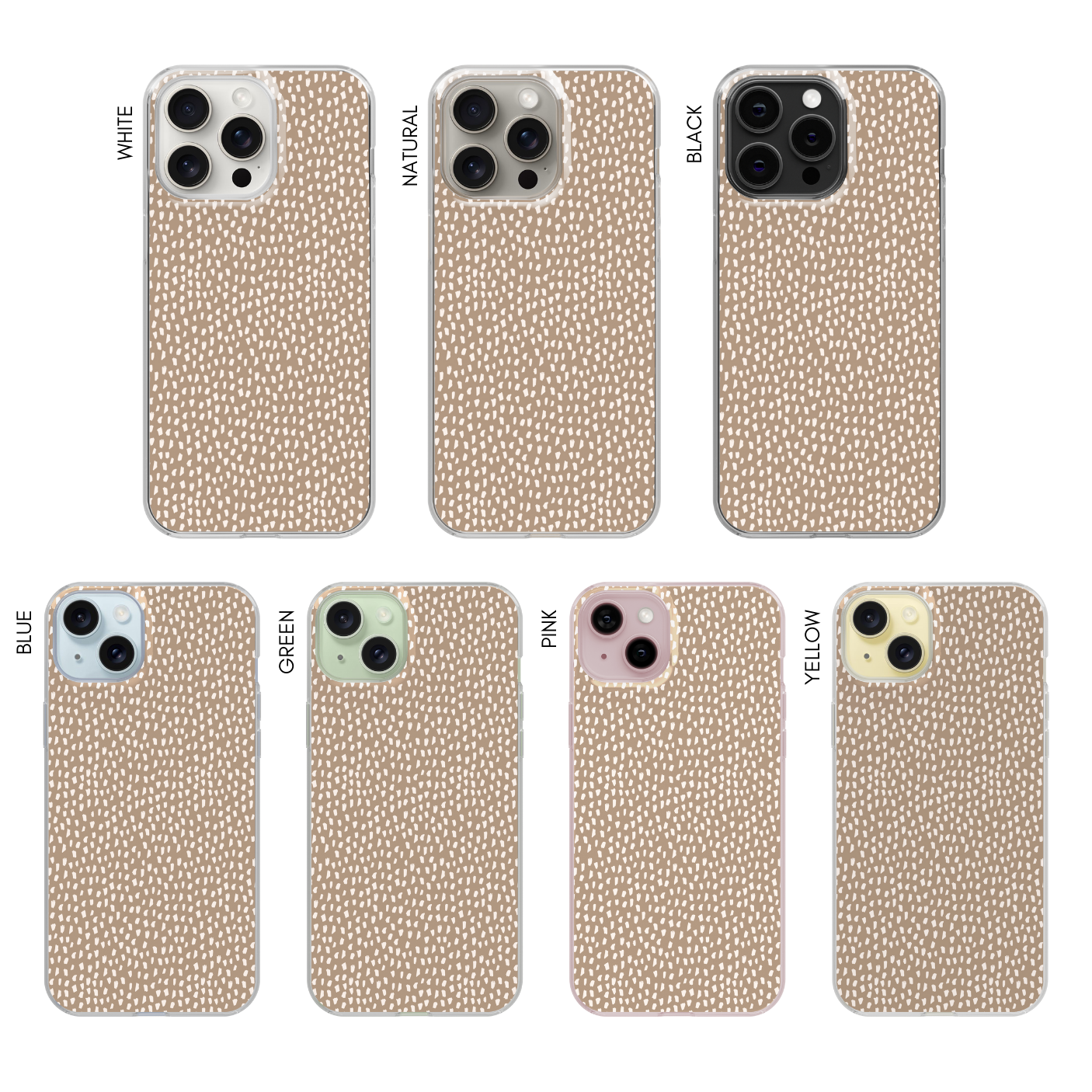 Chestnut Speckles Clear Case Insert