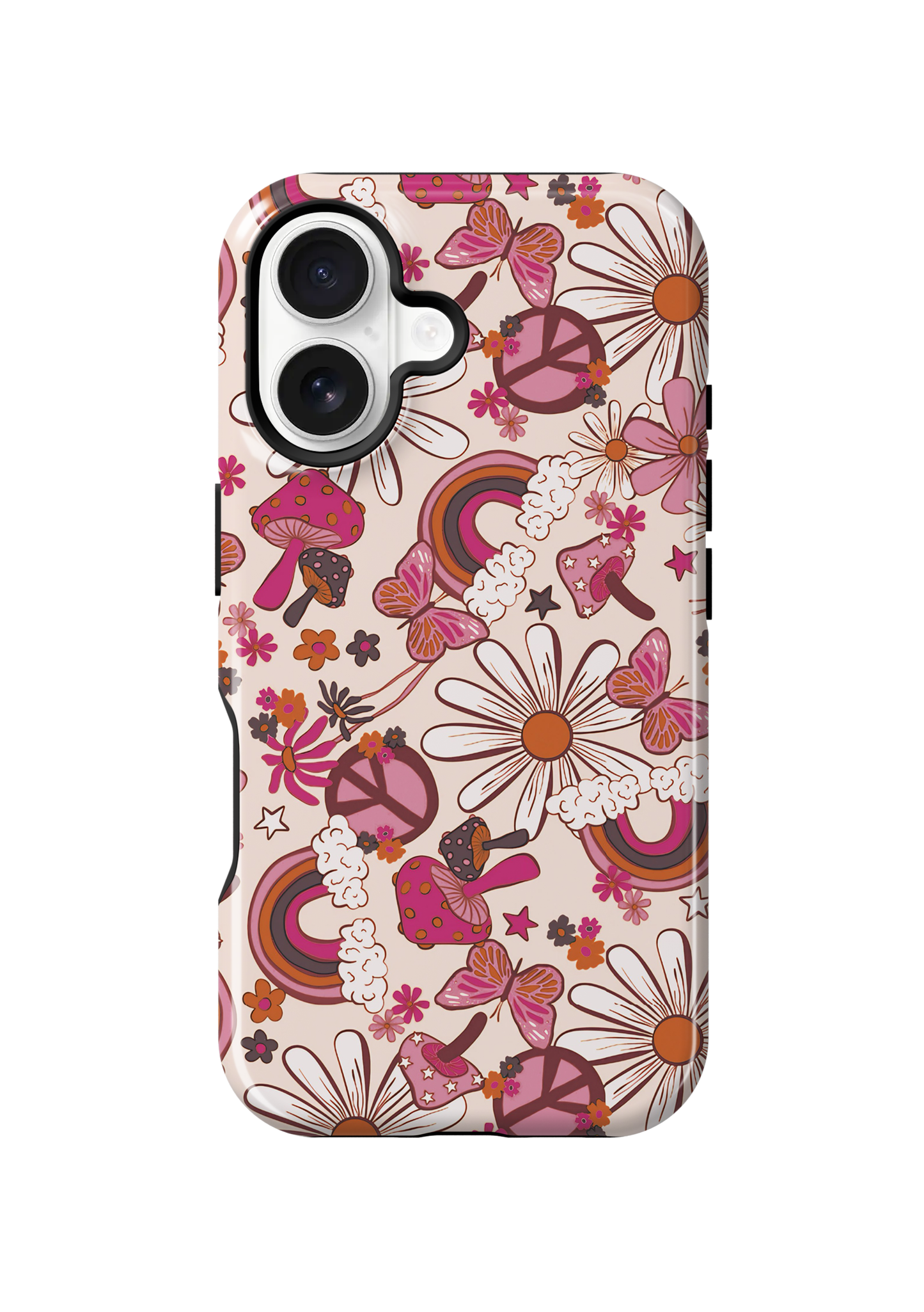 Cream Flower Child Phone Case