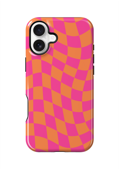 Sunkissed Wavy Checkers Phone Case