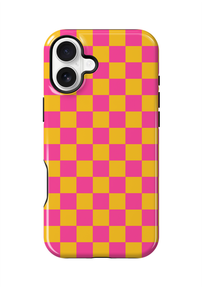 Pink Lemonade Checkers Phone Case