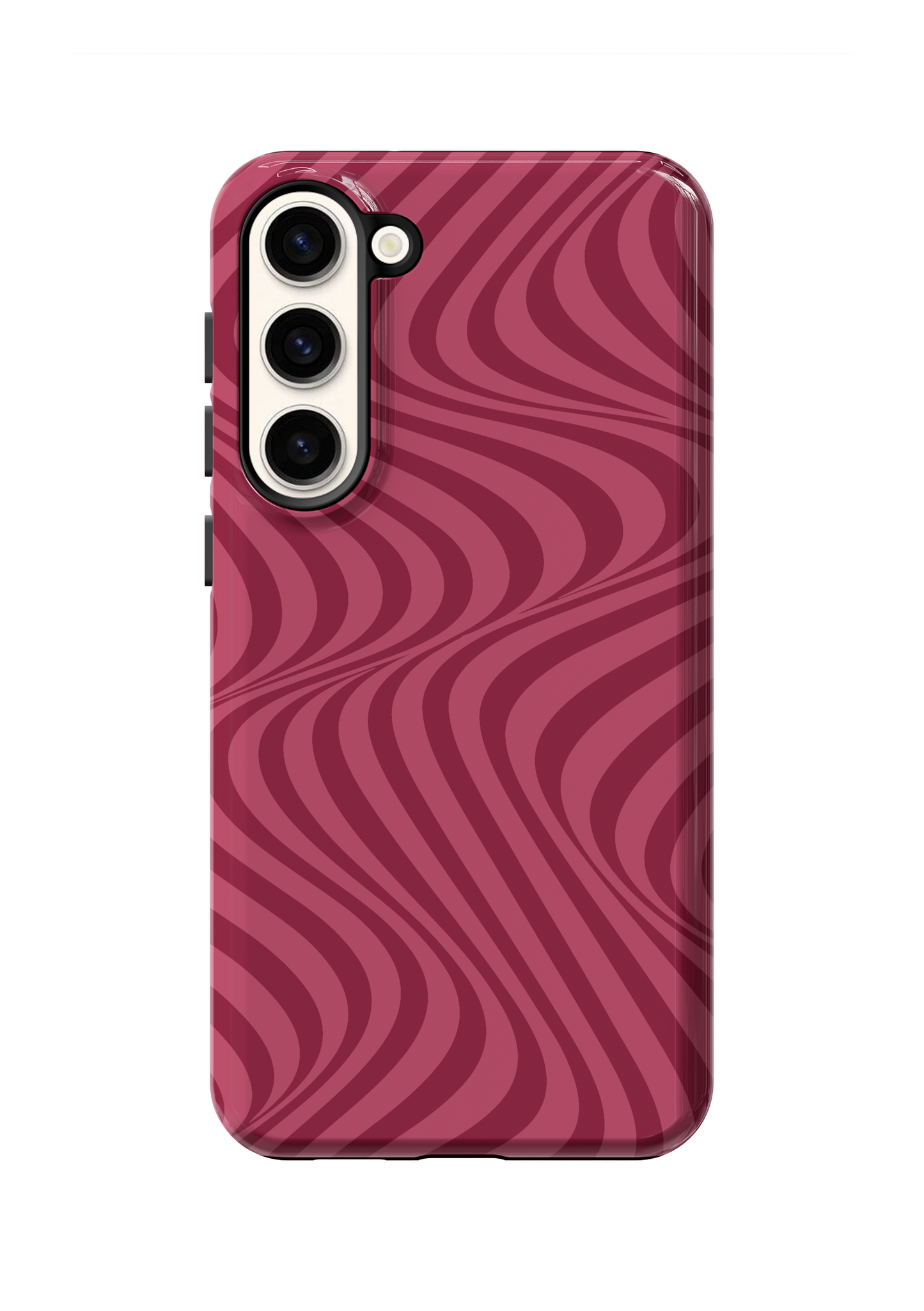 Black Cherry Swirls Phone Case