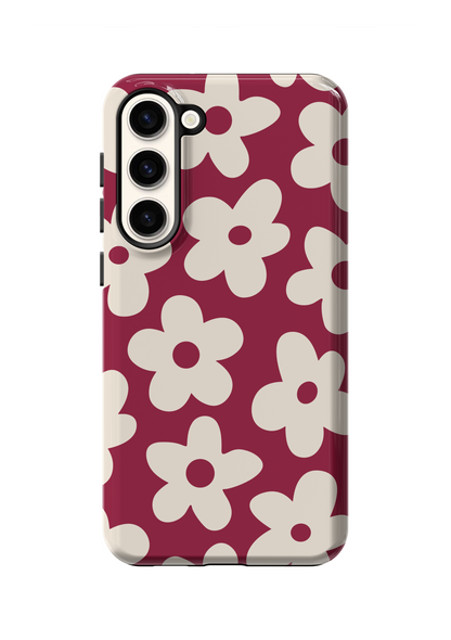 Black Cherry Big Blooms Phone Case