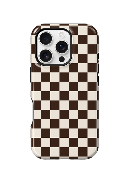 Espresso Checkers II Phone Case