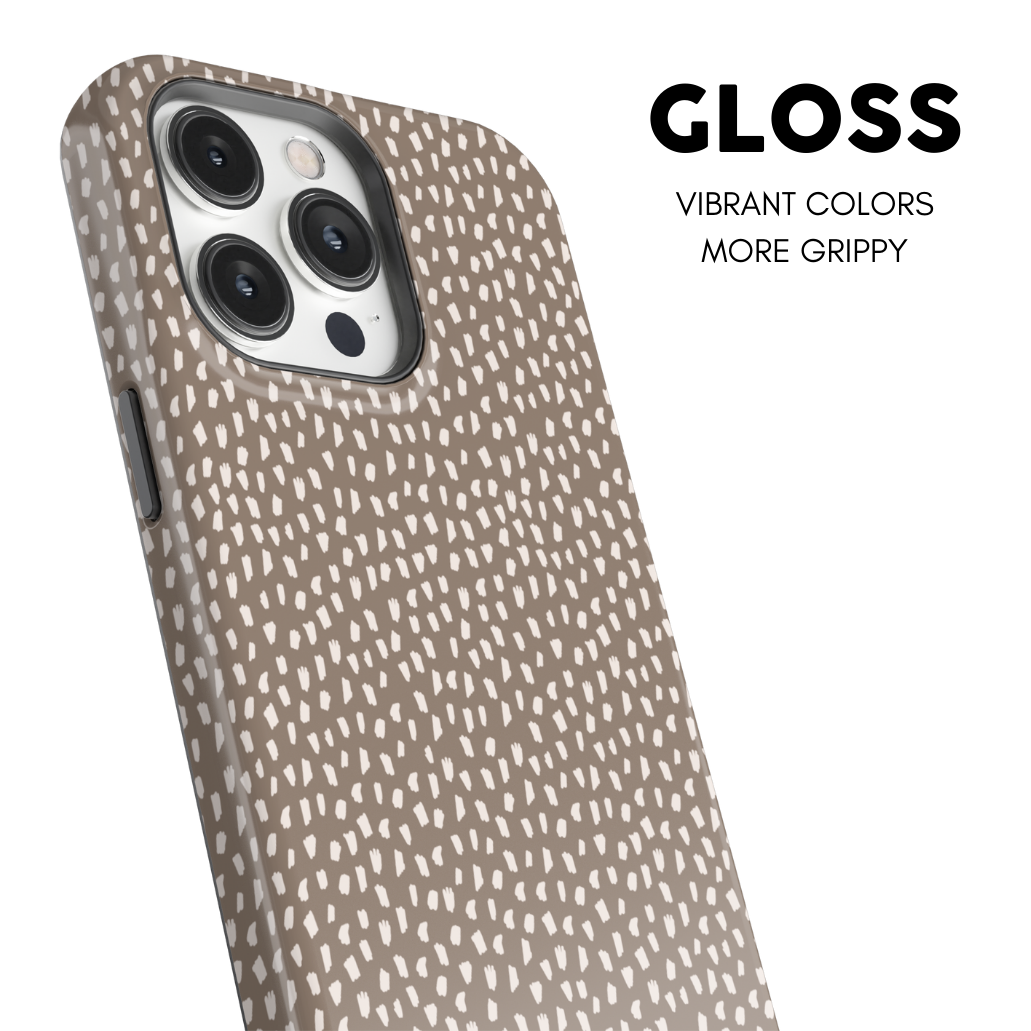 Chestnut Speckles iPhone Case