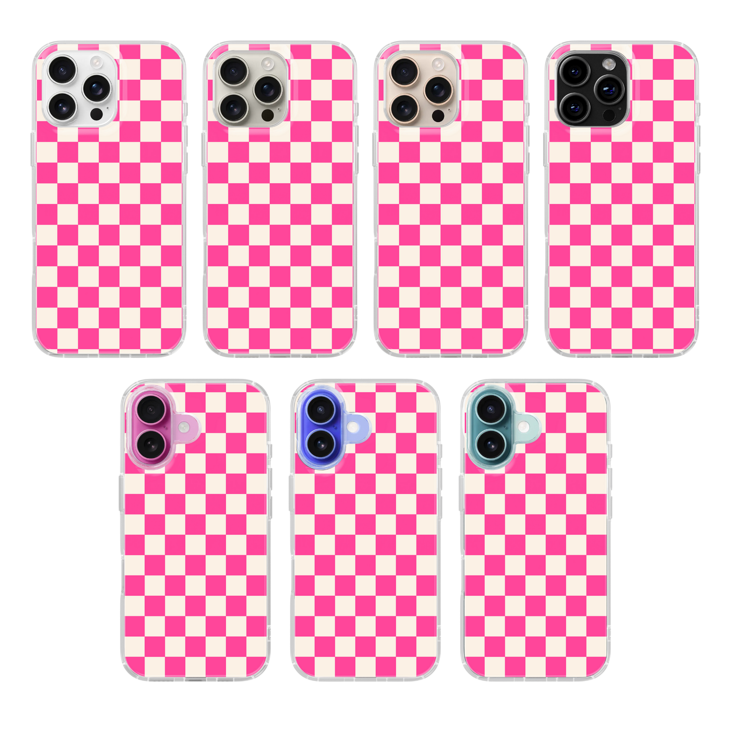 It Girl Checkers II Clear Case Insert