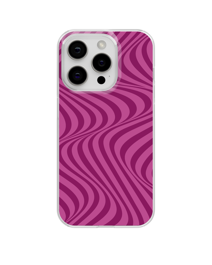 Velvet Swirls Clear Case Insert