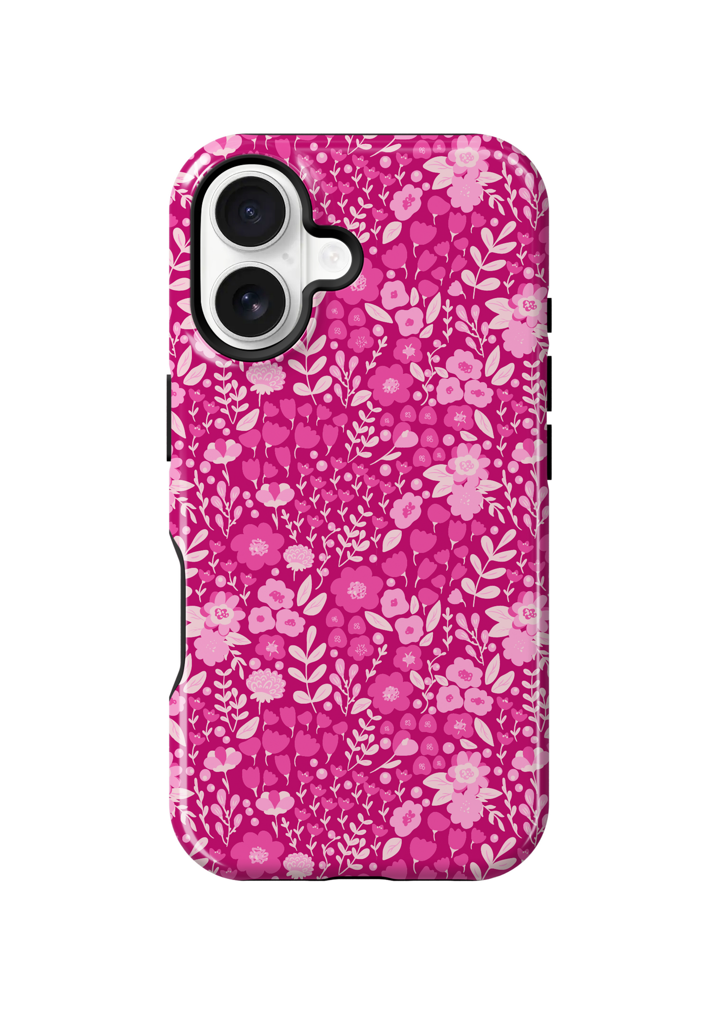 Berry Blossoms (Dark) Phone Case