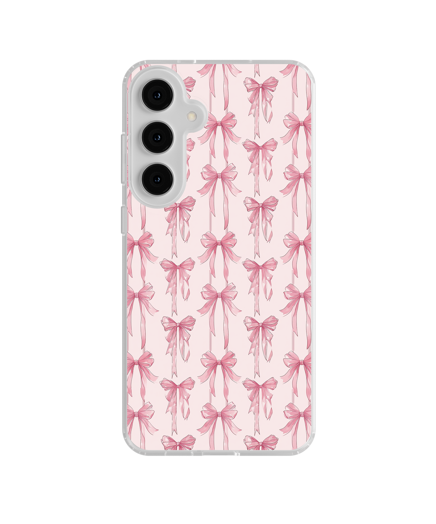 Pink Blushing Bows Clear Case Insert