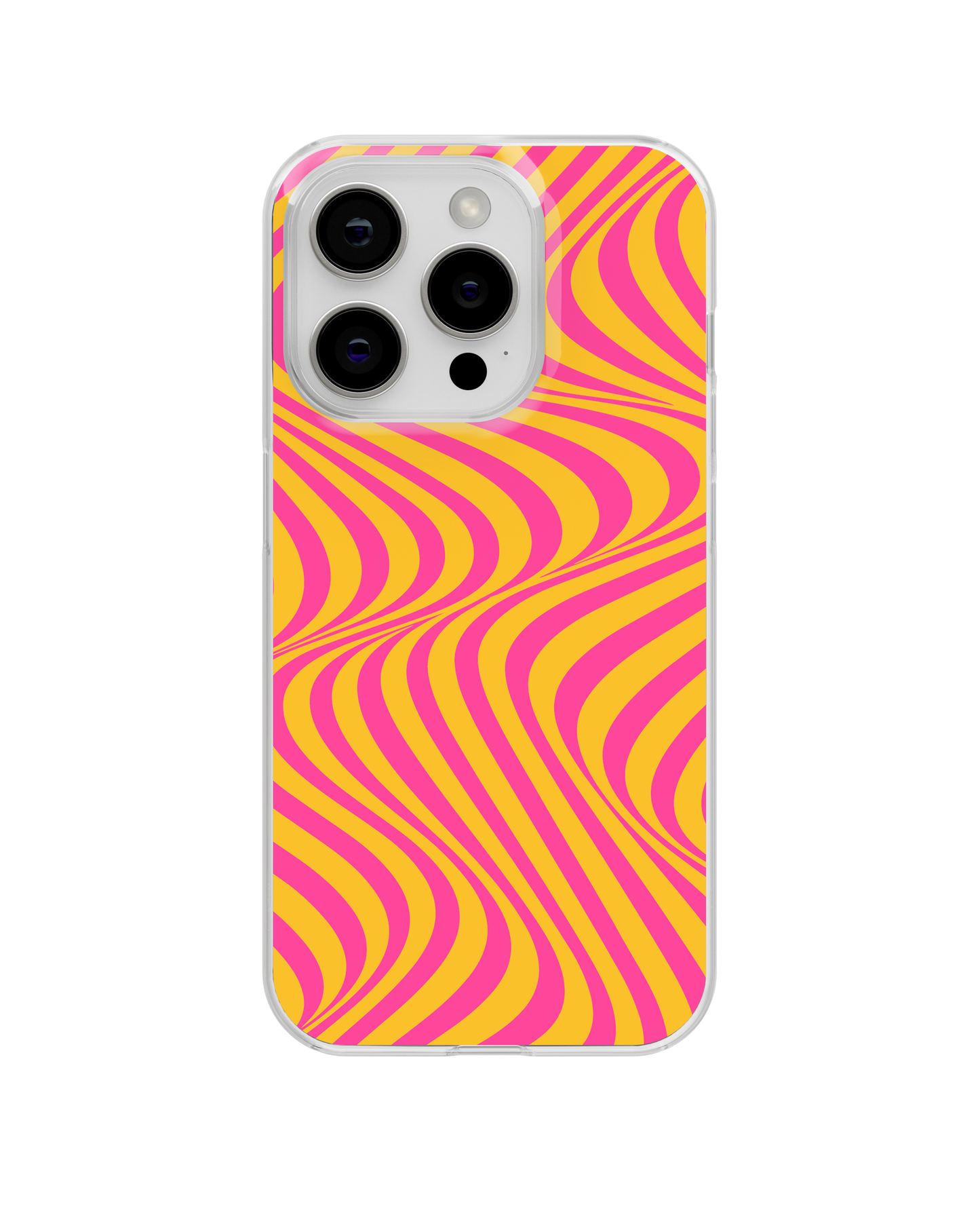 Pink Lemonade Swirls Clear Case Insert