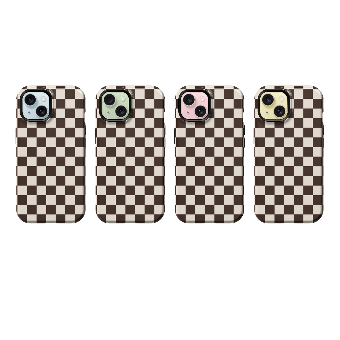 Espresso Checkers II Phone Case