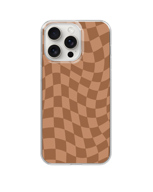 Fawn Wavy Checkers Clear Case Insert