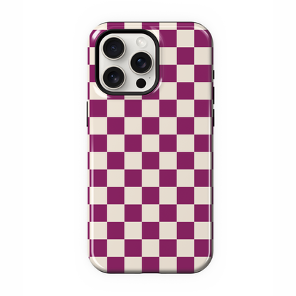 Velvet Checkers II Phone Case