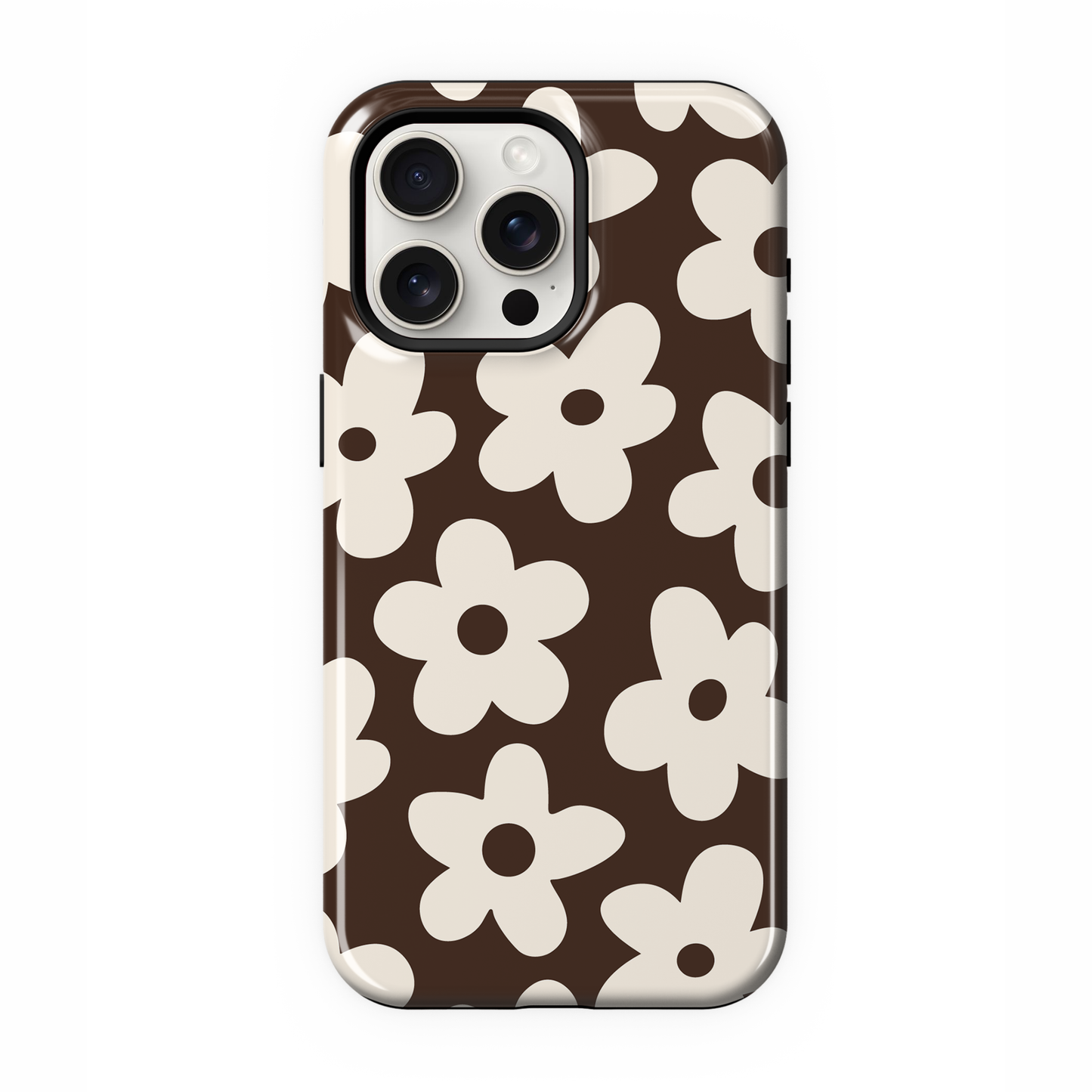 Espresso Big Blooms Phone Case