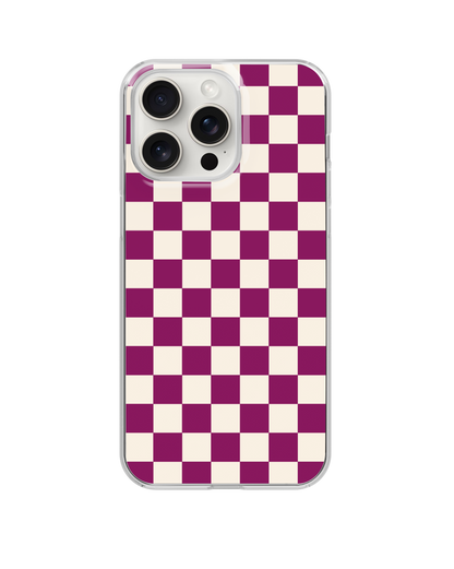 Velvet Checkers II Clear Case Insert