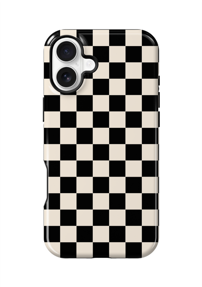 Onyx Checkers II Phone Case