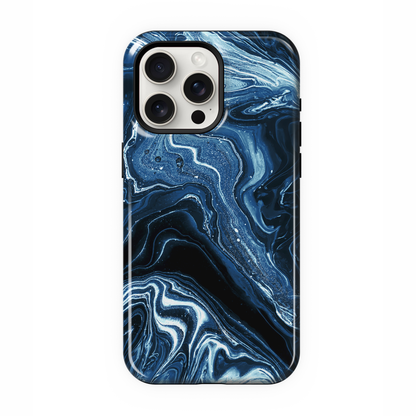 Sapphire Marble Obsession Phone Case