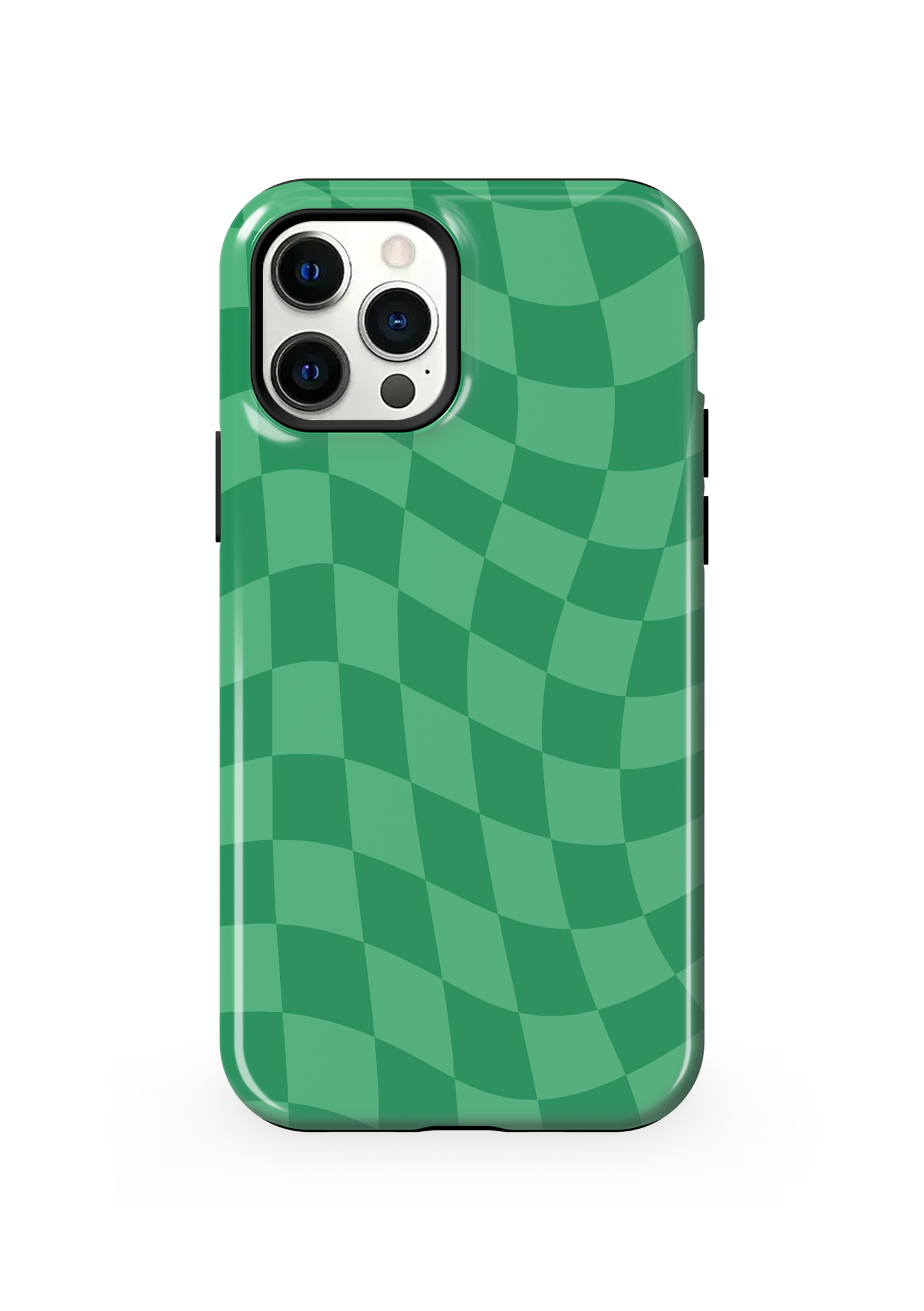 Emerald City Wavy Checkers Phone Case