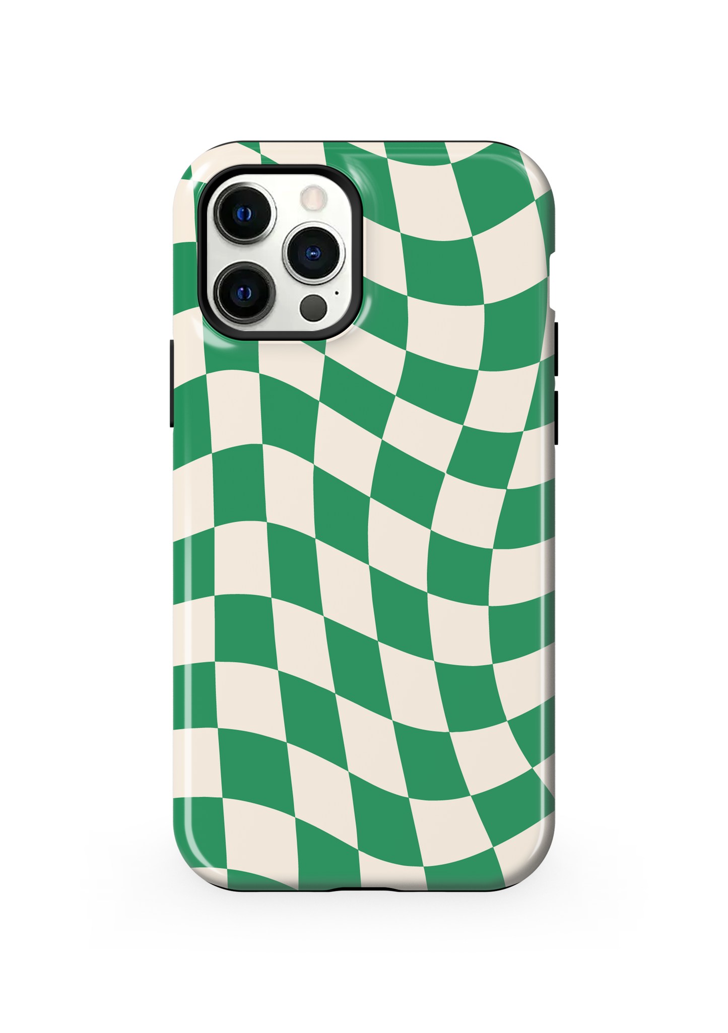 Emerald City Wavy Checkers II Phone Case