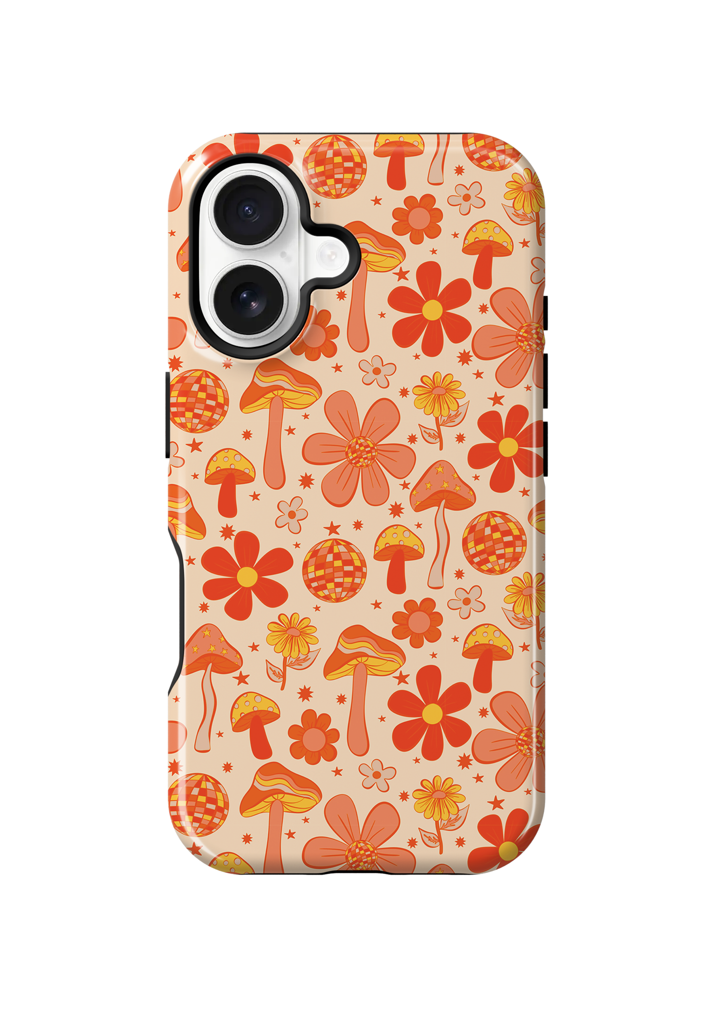 Orange Fungi Fantasia Phone Case