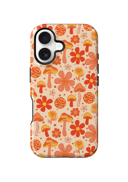 Orange Fungi Fantasia Phone Case