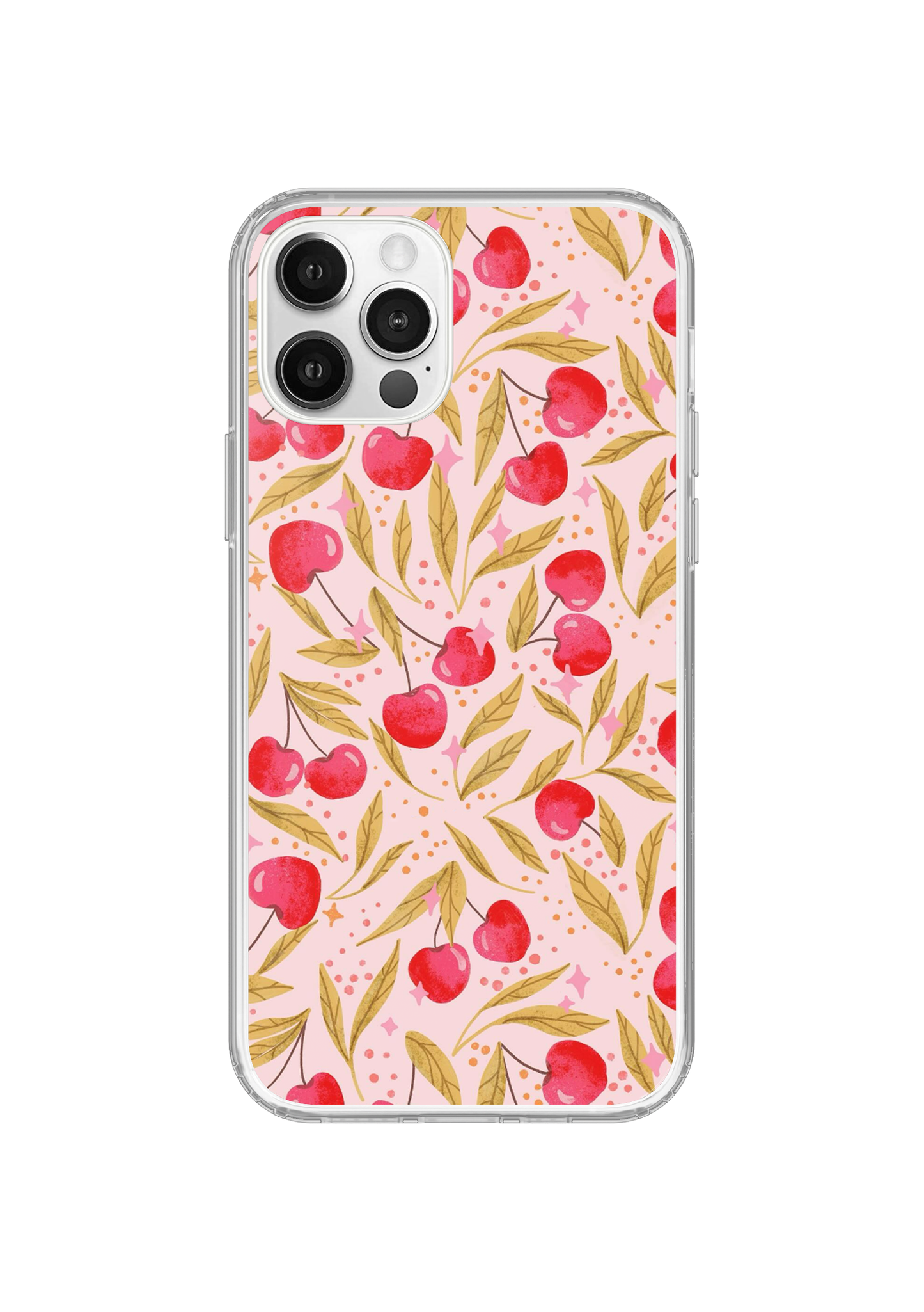 Classic Cherry Charm Clear Case Insert