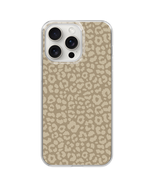 Taupe Cheetah Clear Case Insert