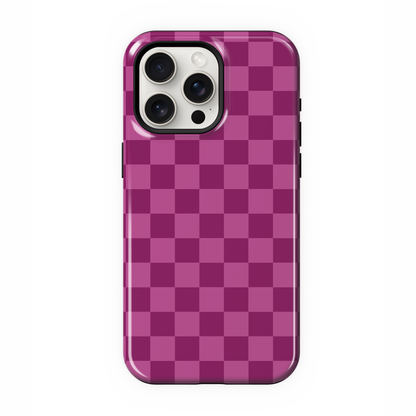 Velvet Checkers Phone Case