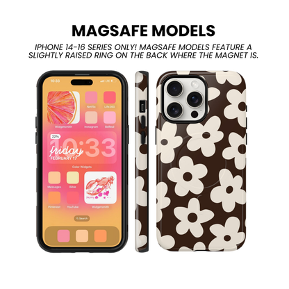 Espresso Big Blooms Phone Case