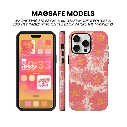 Pink Summer Blooms Phone Case